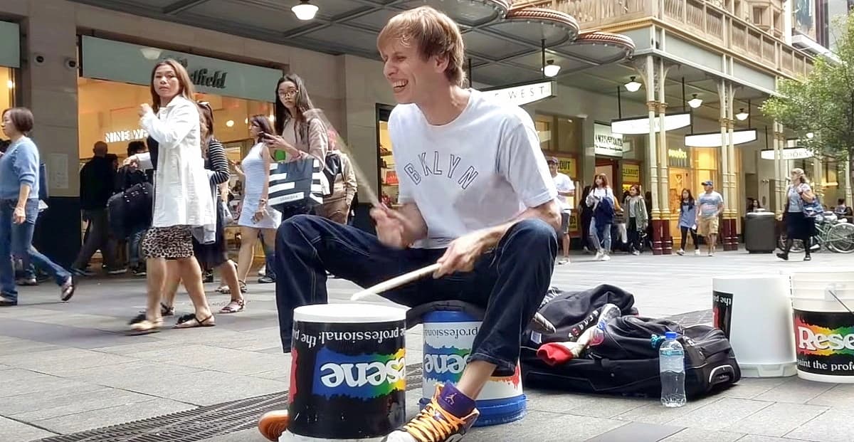 Gordo the Bucket Drummer
